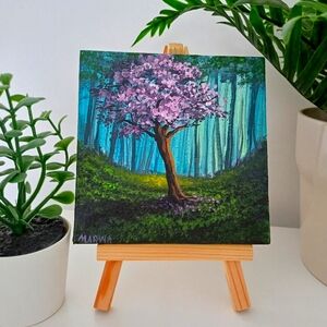 Mini canvas painting